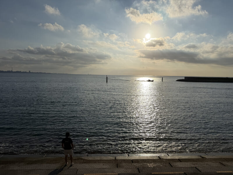 沖縄の夕日